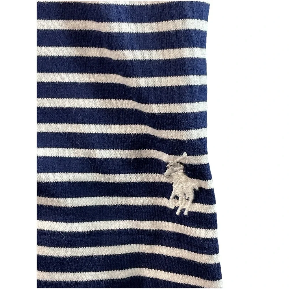 Polo Golf‎ Ralph Lauren Striped Golf Club Logo Short Sleeve Polo Shirt